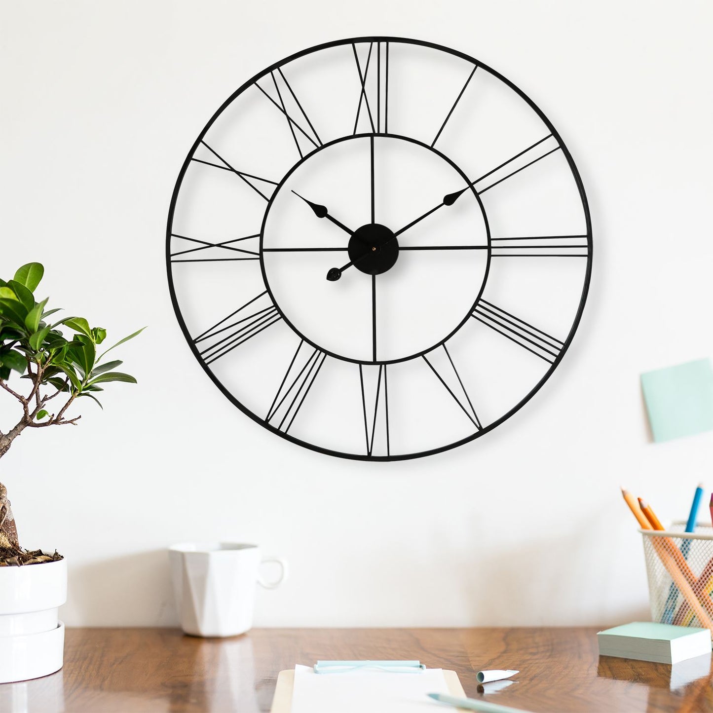 WC2140 - Slim Iron Wall Clock - 56 cm / 22 in