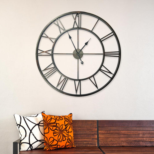 WC2083 - Roman No. Iron Wall Clock - 56 cm / 22 in