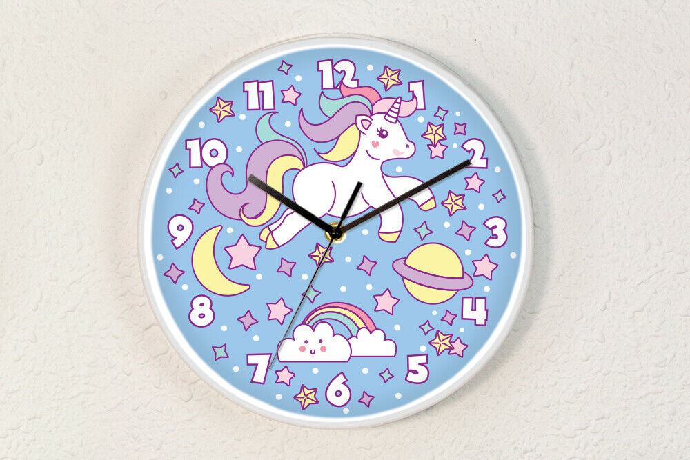 WC2095 - Magic Unicorn Children Clock - 25 cm / 9.8 in