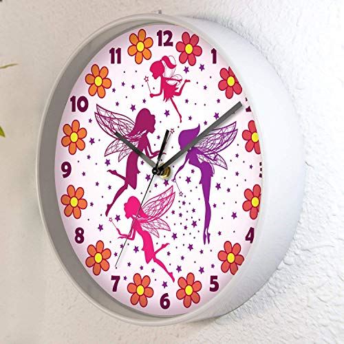 WC2077 - Magic Fairies Children Wall Clock - 25 cm / 9.8 in