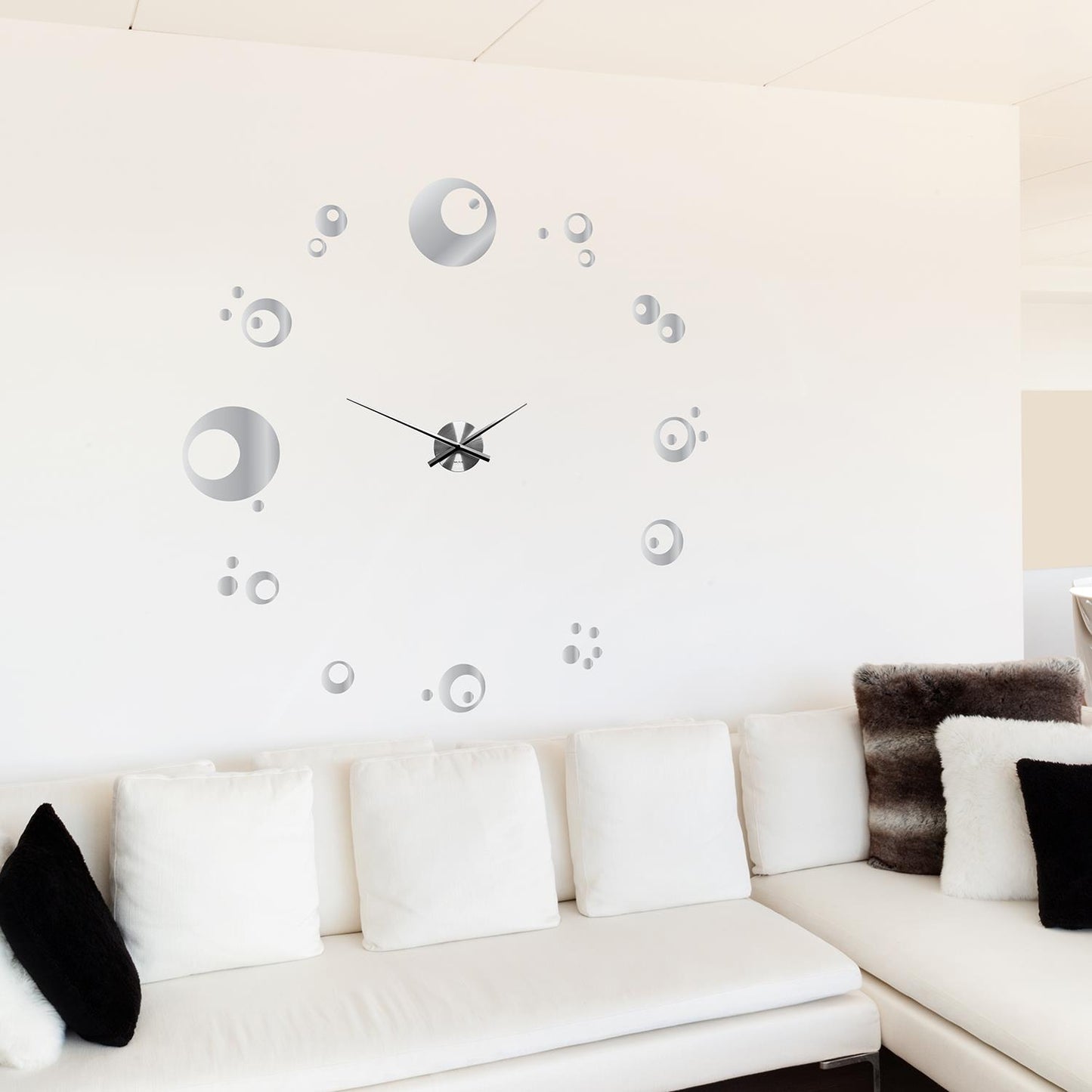 WC2116 - COM - WSM2054 + WC2051 - Circles Mirror Wall Clock