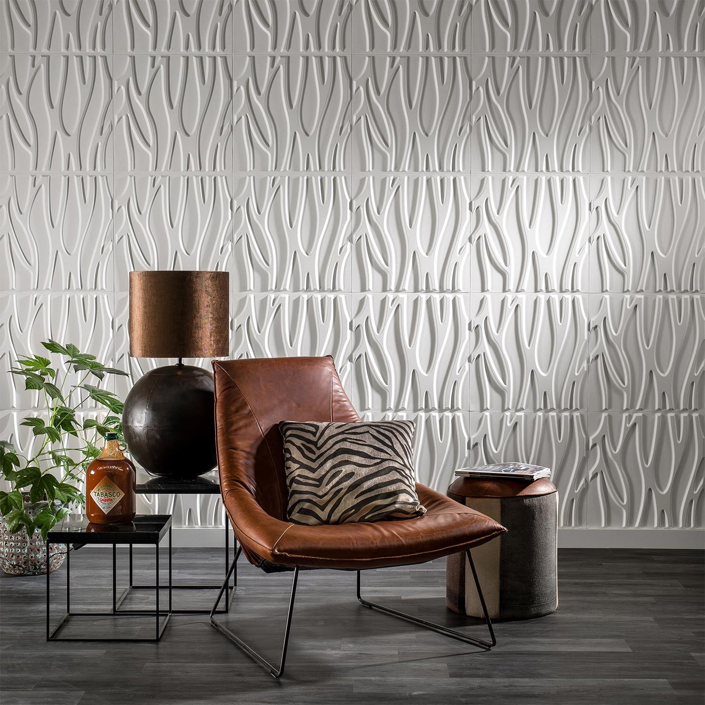 W3DPGAWA30 - Julotte Eco Friendly 3D Wall Panels Decorative Tiles - 50x50 cm - 12 Boards (for 3 sqm2)