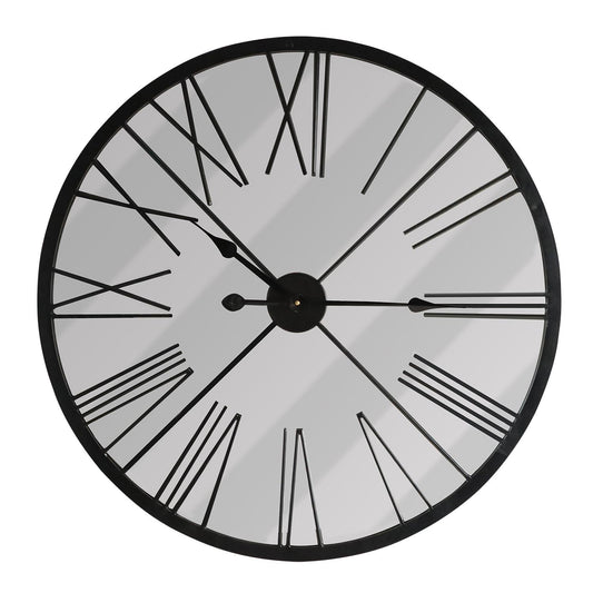 WC2133 - Walplus Rustic Metal Mirror Wall Clock - 70 cm / 27.5 in